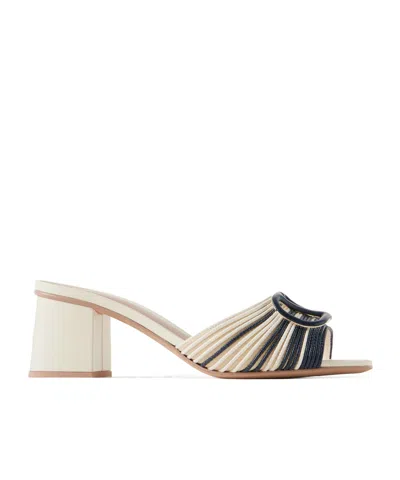 Valentino Garavani Square-headed High-heeled Sandals In Neutral