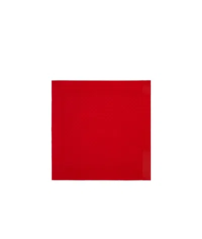 Valentino Square Scarf In Red