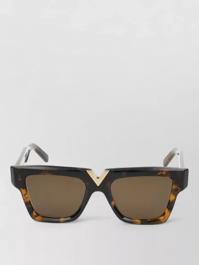 Valentino Square Sunglasses Vls 162b 51v Tortoiseshell In Brown