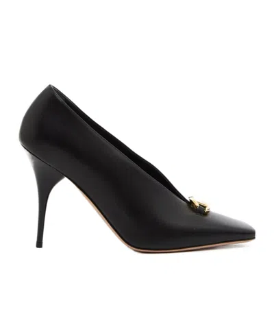 Valentino Garavani Square Toe High Heels In Black
