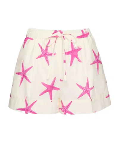 VALENTINO VALENTINO	ALL-OVER PATTERNED DRAWSTRING SHORTS