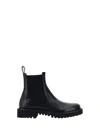 Valentino Toile Iconographe Leather Boots