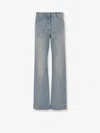 Valentino Washed Straight-leg Jeans In Blue