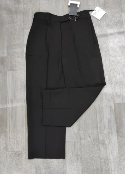 Valentino Straight Casual Pants In Black
