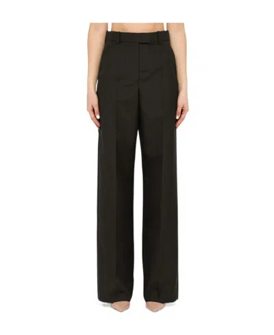Valentino Straight Casual Pants In Black