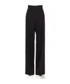 Valentino Straight Casual Pants In Black