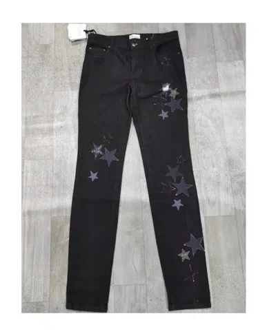 Valentino Straight Jeans In Black