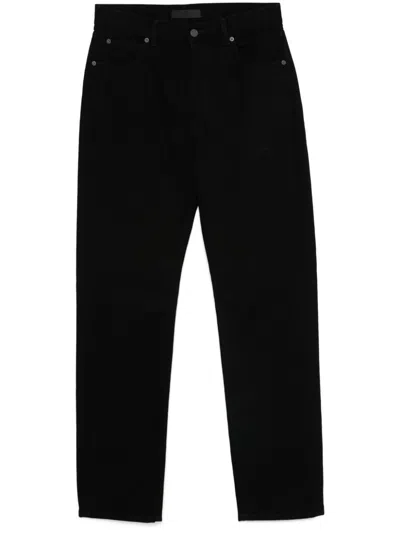 Valentino Straight-leg Jeans In Black