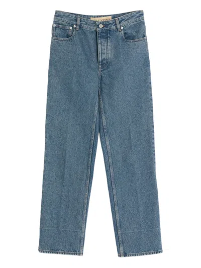 Valentino Straight-leg Jeans In Blue