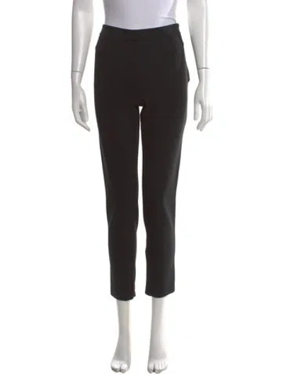 Pre-owned Valentino Straight Leg Pants In Black