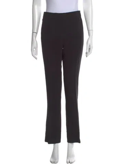 Pre-owned Valentino Straight Leg Pants In Gray