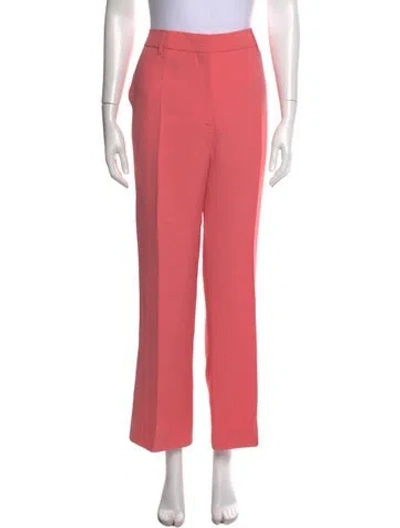 Pre-owned Valentino Straight Leg Pants In Pink