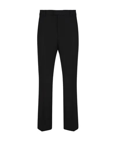 Valentino Straight Leg Tailored Pants In Black