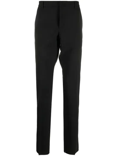 Valentino Straight-leg Trousers In Black