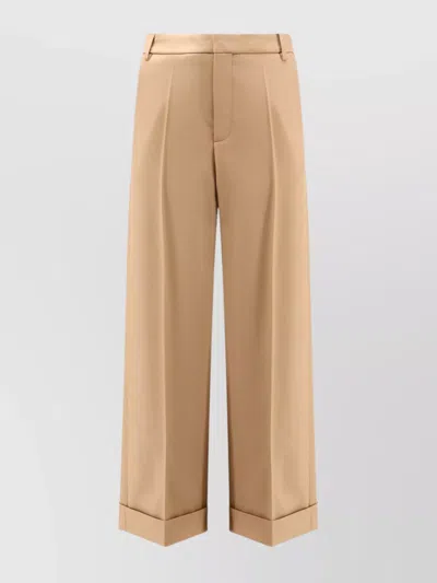 VALENTINO STRAIGHT LEG TROUSERS WIDE-LEG DESIGN