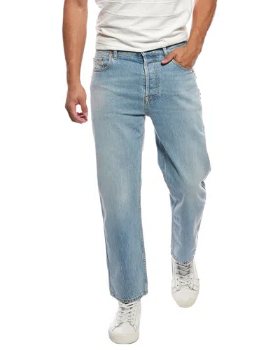 Valentino Straight Stud Jean In Blue