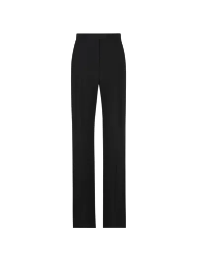 Valentino Tailored Straight-leg Pants In Black