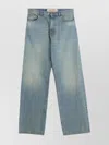 Valentino Straight Trousers With Belt Loops And Five Pockets