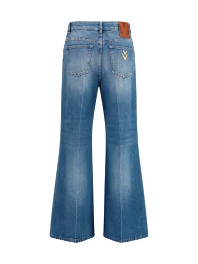 Valentino Straight-leg Denim Jeans In Blue