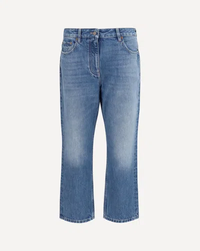Valentino Straight-leg Jeans In Blue