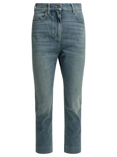 Valentino Straight-leg Jeans In Blue