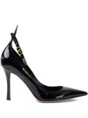 Valentino Strap-detail Pumps In Black