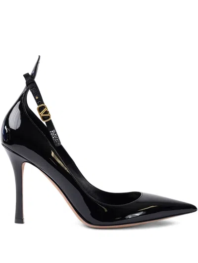 Valentino Garavani Strap-detail Pumps In Black