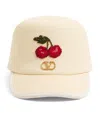 Valentino Cherryfic Cap In Neutral