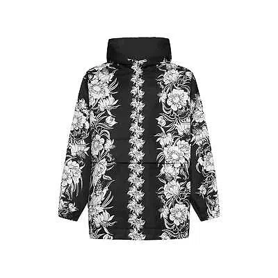 Pre-owned Valentino Street Flowers Daisyland Jacket In Black