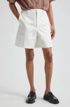 VALENTINO STRETCH COTTON BERMUDA SHORTS