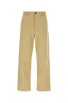 Valentino Stretch Canvas Cargo Pants For Men. In Beige