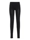 Valentino Stretch Leggings In Black