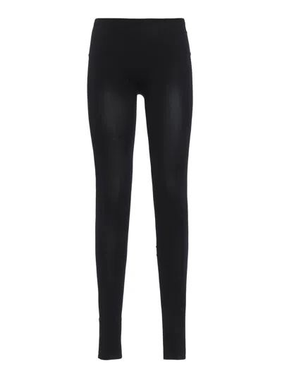 Valentino Stretch Leggings In Black