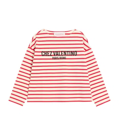 VALENTINO STRIPE LOGO T-SHIRT
