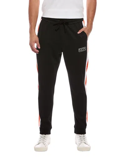 Valentino Stripe Pant In Black