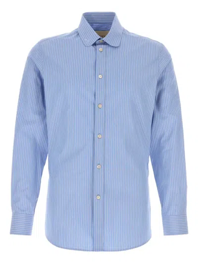 VALENTINO STRIPED BUTTON-DOWN SHIRT