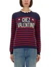 Valentino Knitwear Sweater Asymmetric Neck Design