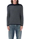 Valentino Maglione In Cotone Ricamato Uomo In Black
