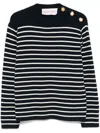 Valentino Maglione In Cotone Ricamato Uomo In Black