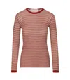 Valentino Striped Crewneck Knitted T-shirt