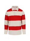 Valentino Striped Pattern Long Sleeves Polo Collar