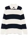 Valentino Short Button Polo Shirt In Neutrals