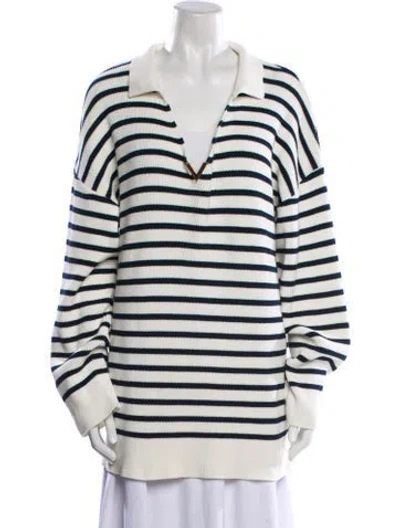 Pre-owned Valentino Striped Sweater In Multi