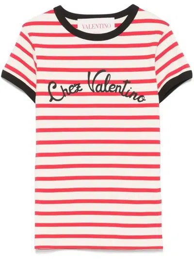 VALENTINO STRIPED T-SHIRT