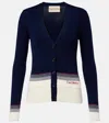 Valentino House V-neck Cardigan With Patch Pockets