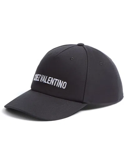 VALENTINO GARAVANI VALENTINO STRUCTURED BLACK CAP