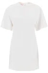 Valentino Garavani Mini Dress In Structured Couture In White