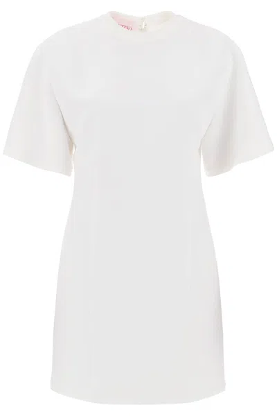 VALENTINO STRUCTURED COUTURE MINI DRESS IN WHITE FOR WOMEN | L'ÉCOLE OF VALENTINO | SS24