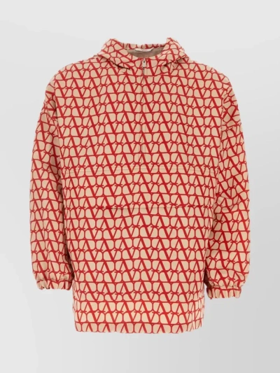 Valentino Toile Iconographe Hoodie Jacket In Multi-colored
