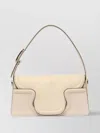 Valentino Structured Shoulder Bag Contrast Edging